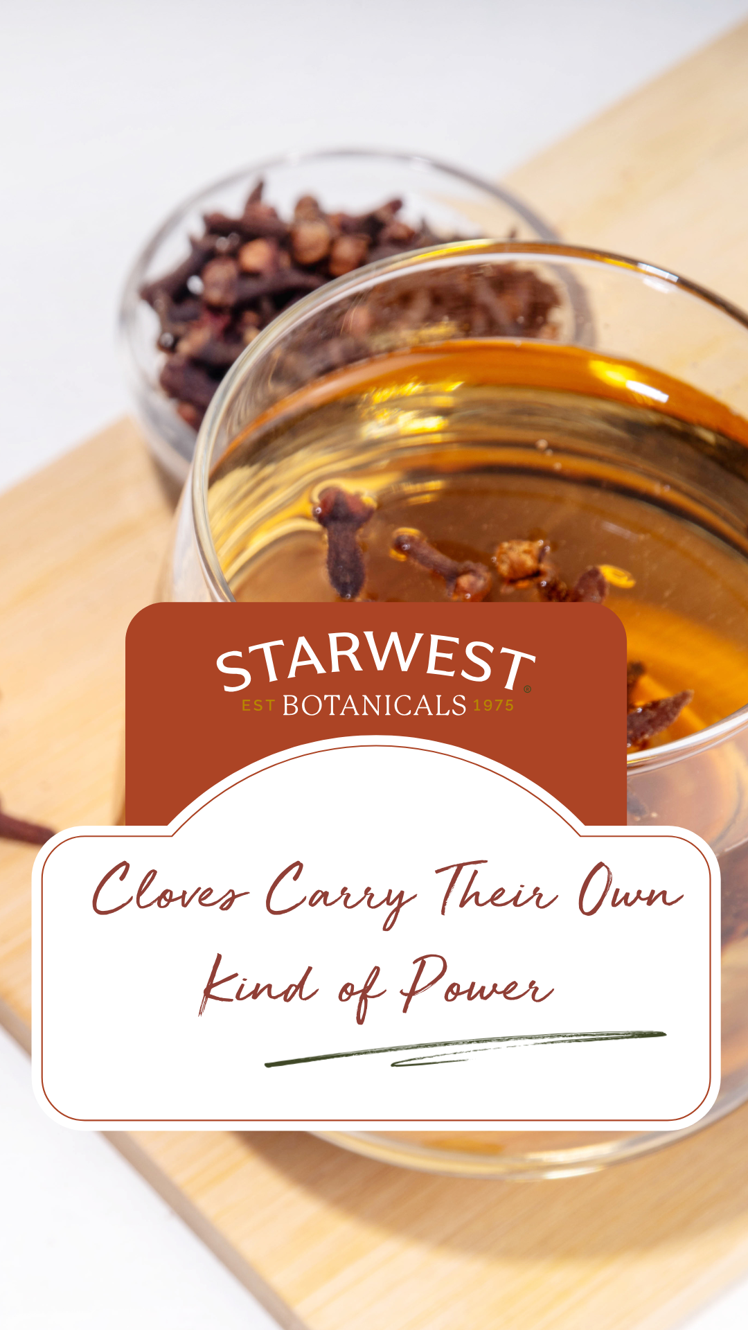 image of Clove water in a cup
